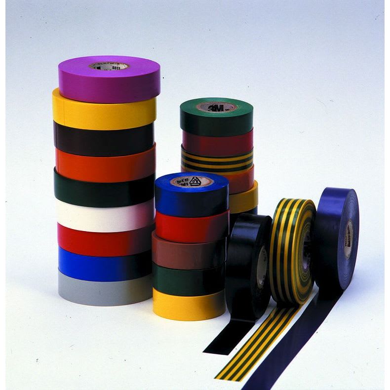 3M - Sähköteippi rusk. 15mmx10m - Temflex 1500 3M,(PAK=10rullaa)