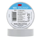 3M - Sähköteippi vinyyli - Temflex 165 Valkoinen 19mmx20m