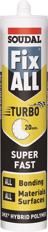 SOUDAL - Tiivistemassa - SOUDAL FIX ALL TURBO valkoinen
