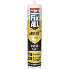 SOUDAL - Tiivistemassa - SOUDAL FIX ALL TURBO valkoinen