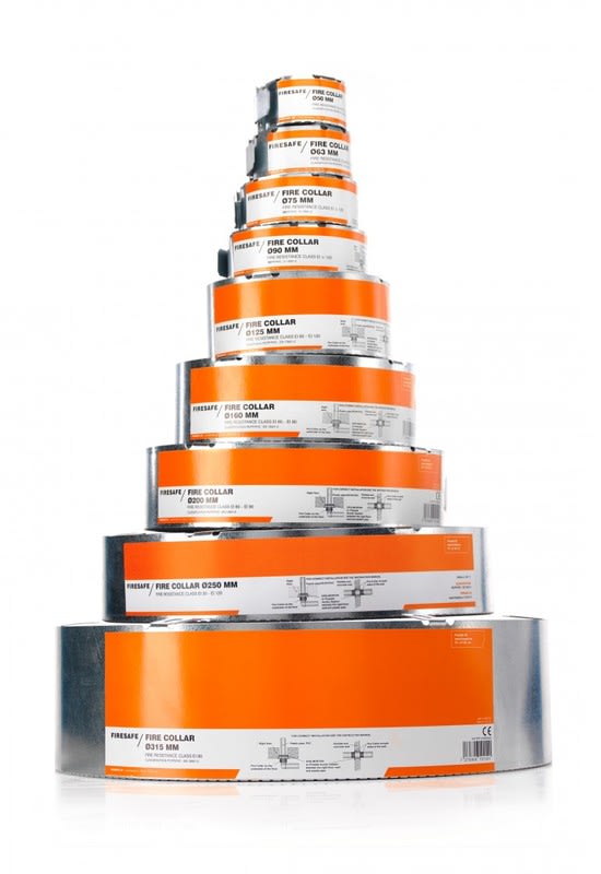 FIRESAFE - Paloläpivienti - Palomansetti 50mm