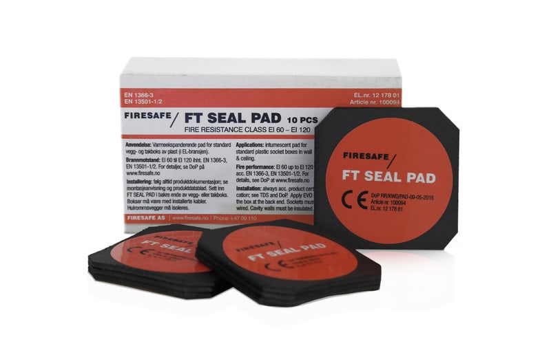 FIRESAFE - Paloeriste - FTSealPad paloer.levy pak=10