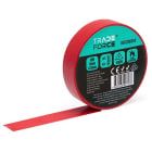 TRADEFORCE - Sähköteippi vinyyli - 15mmx10m, Punainen