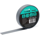 TRADEFORCE - Sähköteippi vinyyli - 15mmx10m, Harmaa