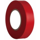 TRADEFORCE - Sähköteippi vinyyli - 19mmx20mx0,15mm, punainen