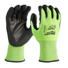 MILWAUKEE AD - Työkäsineet viiltosuojattu - Milwaukee HI-VIS CUT 3/C XL/10