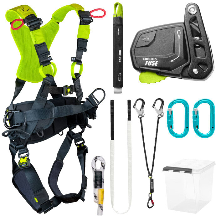 EDELRID - Putoamissuojainpakkaus - Kattotyöpakkaus Fuse-Y 30m 2