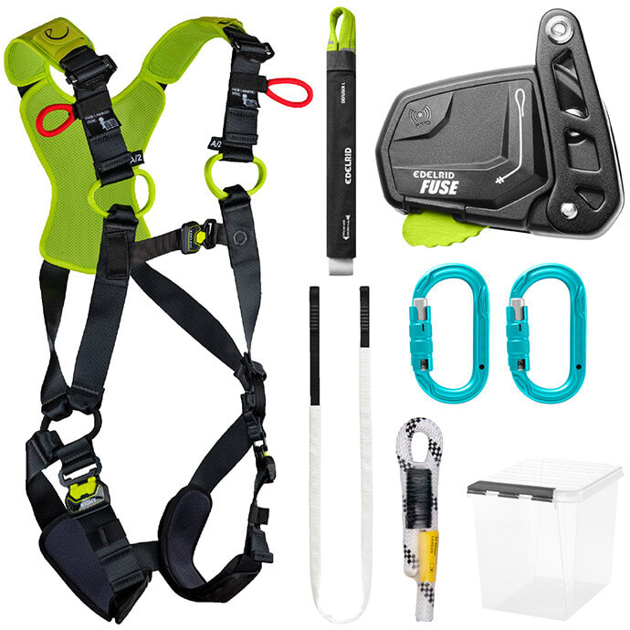 EDELRID - Putoamissuojainpakkaus - Kattotyöpakkaus Fuse 30m 2-koko