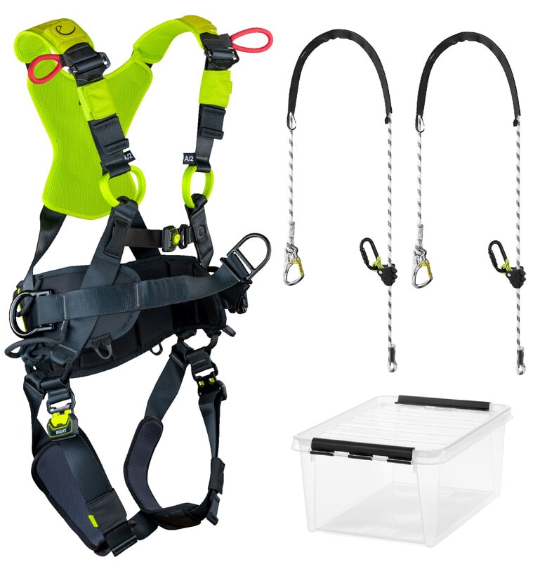 EDELRID - Putoamissuojainpakkaus - Pylvästyö Flex Pro Plus 2-koko