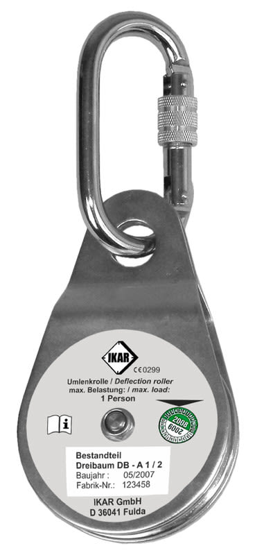 IKAR - Putoamissuojaintarvike - Deflection taljapyörä kolmijal