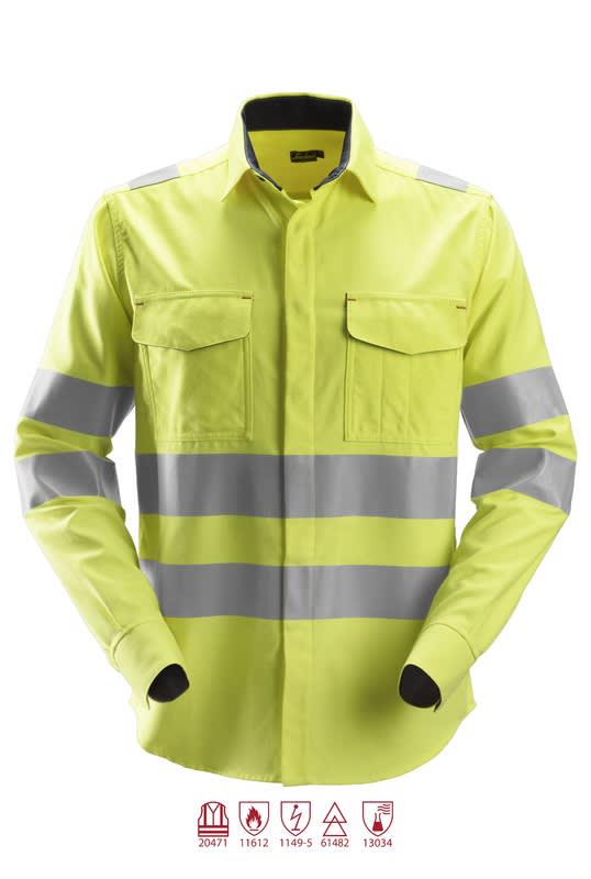 SNICKERS - Varoitusvaate SnickersWorkwear - 8562 PW Pitkäh. huomiopaita, XL