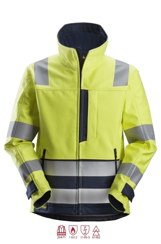 SNICKERS - Varoitusvaate SnickersWorkwear - 1260 PW Huomiotyötakki, XXXXL