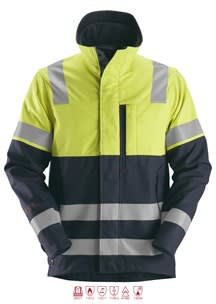 SNICKERS - Varoitusvaate SnickersWorkwear - 1560 PW Huomiotyötakki, XS