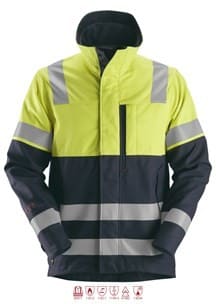 SNICKERS - Varoitusvaate SnickersWorkwear - 1560 PW Huomiotyötakki, XXL