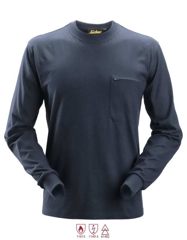 SNICKERS - Työpaita SnickersWorkwear - 2460 PW Pitkähihainen t-paita L