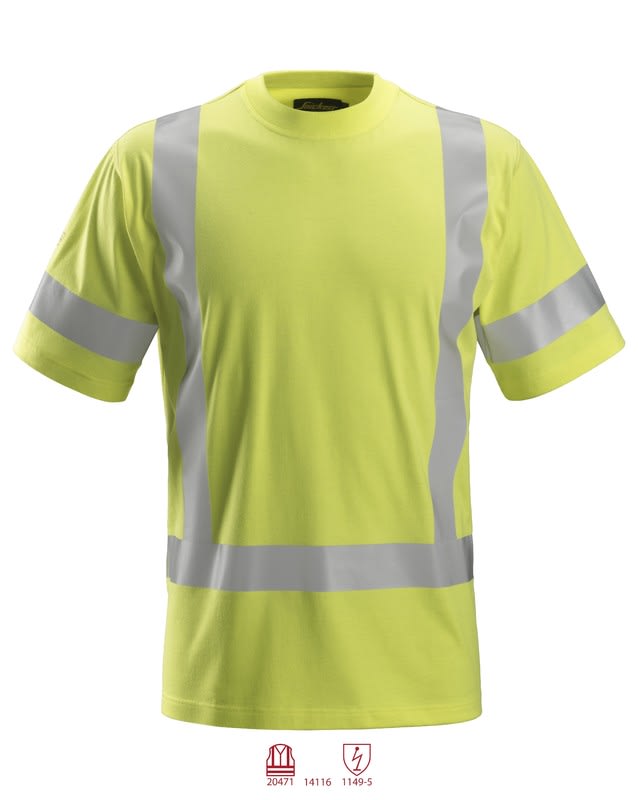 SNICKERS - Varoitusvaate SnickersWorkwear - 2562 PW Huomio t-paita, XXXL