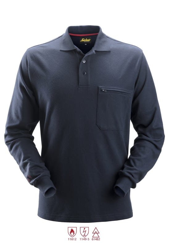 SNICKERS - Työpaita SnickersWorkwear - 2660 PW Pitkäh. pikeepaita M