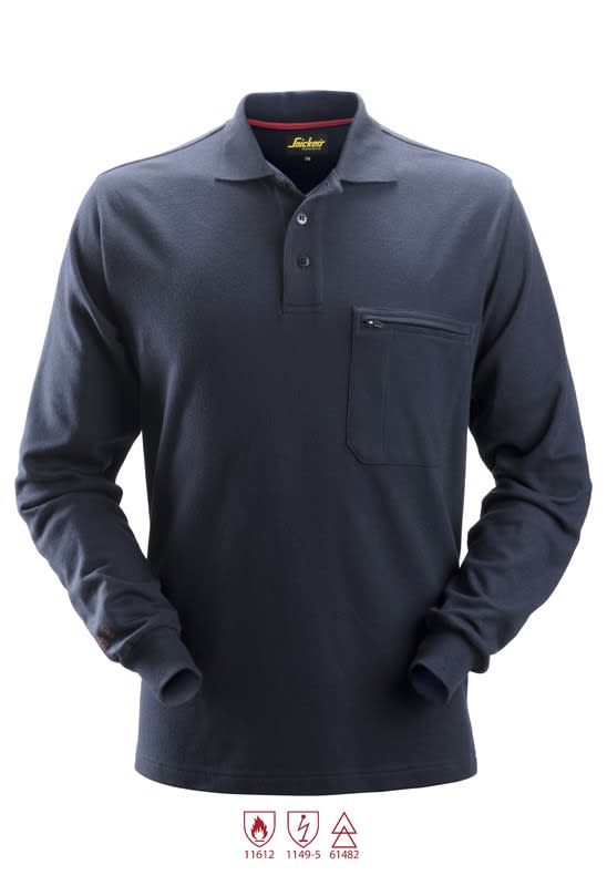 SNICKERS - Työpaita SnickersWorkwear - 2660 PW Pitkäh. pikeepaita XL