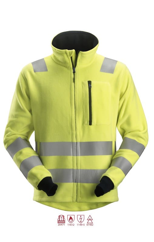 SNICKERS - Varoitusvaate SnickersWorkwear - 2860 PW Huomiofleecetakki, XS