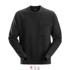 SNICKERS - Työpaita SnickersWorkwear - 2861 PW Collegepaita, musta XL