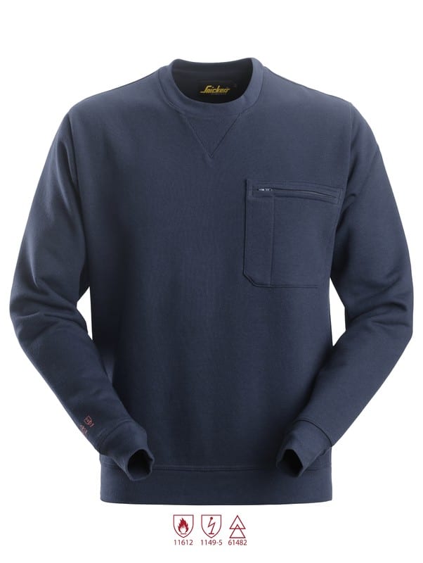 SNICKERS - Työpaita SnickersWorkwear - 2861 PW Collegepaita, sin. L