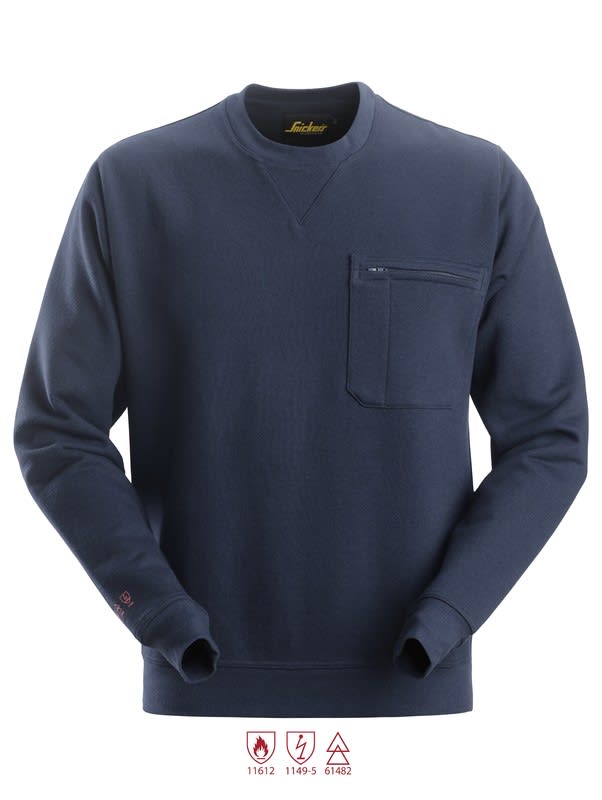 SNICKERS - Työpaita SnickersWorkwear - 2861 PW Collegepaita, sin. XXL