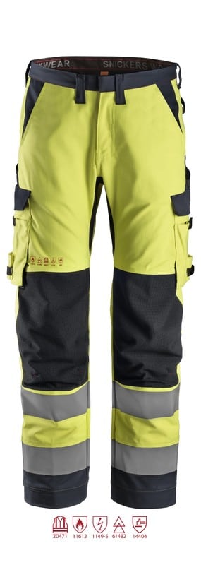 SNICKERS - Varoitusvaate SnickersWorkwear - 6361 PW Työhousut, 62