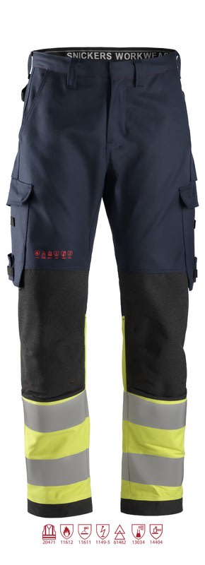 SNICKERS - Varoitusvaate SnickersWorkwear - 6363 PW Huomiotyöhousut, 64