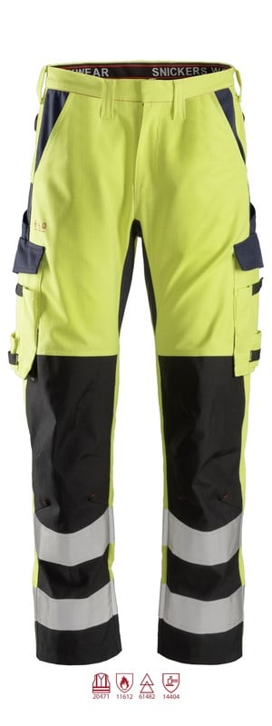 SNICKERS - Varoitusvaate SnickersWorkwear - 6364 PW Huomiotyöhousut, 116