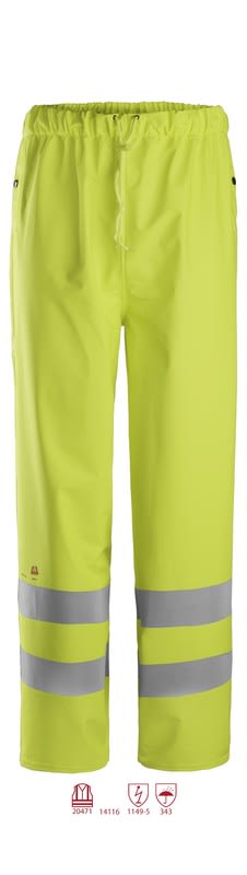 SNICKERS - Varoitusvaate SnickersWorkwear - 8267 PW Huomiosadehousut, XXXL