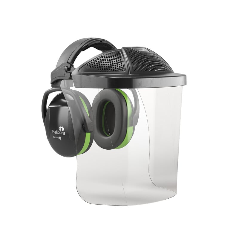 HELLBERG - Kasvonsuojain - Secure 1 Polykarbon.visiiri