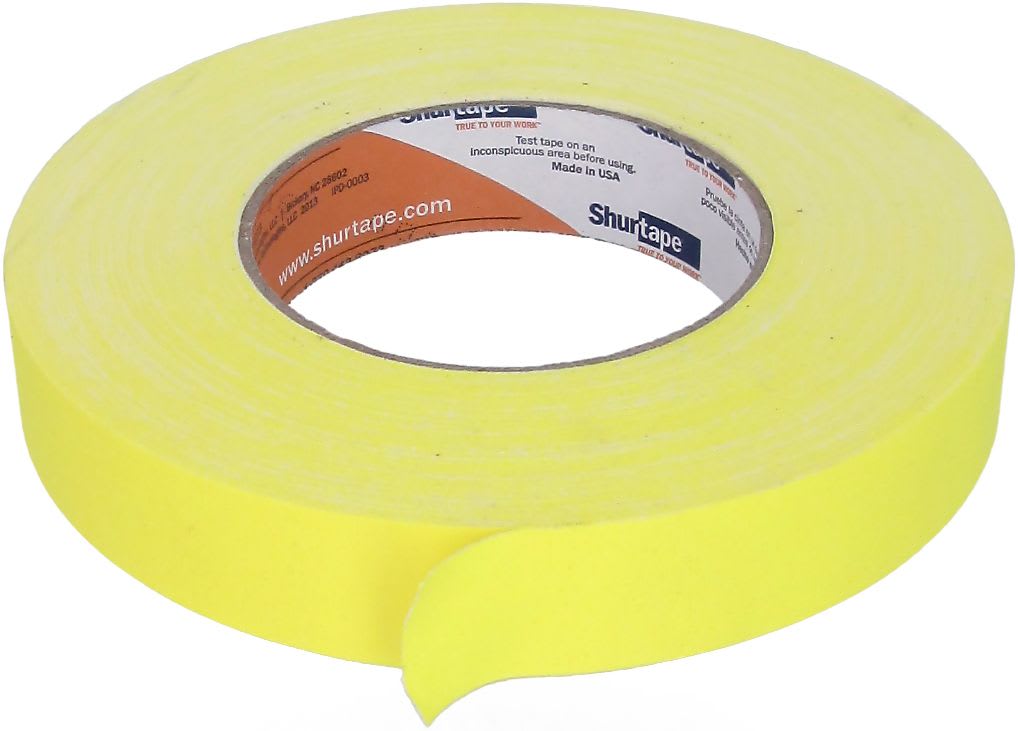 ETRA - Merkintäteippikangaspohjainen - Shurtape PC-628 25x55 keltain.