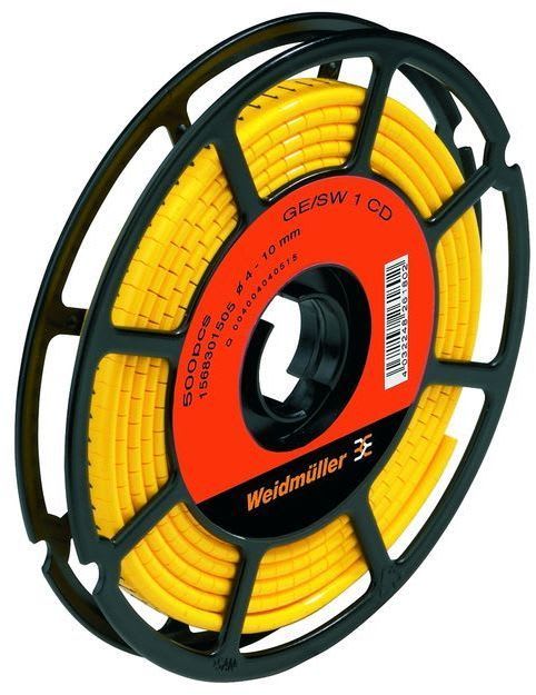 WEIDMÜLLER - Johdinmerkkirulla 500 kpl - CLI M 2/4 Ö 500 KPL/RULLA