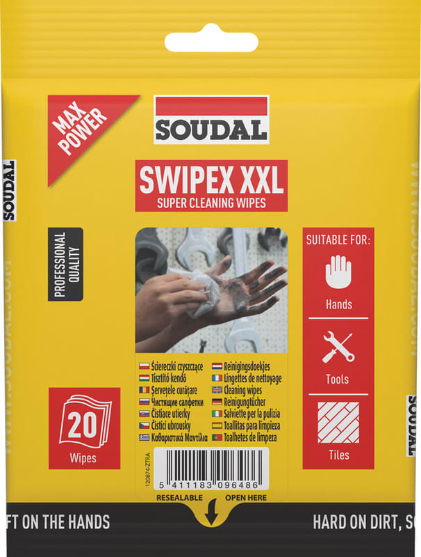 SOUDAL - Puhdistusliina - Soudal Swipex 20 XXL