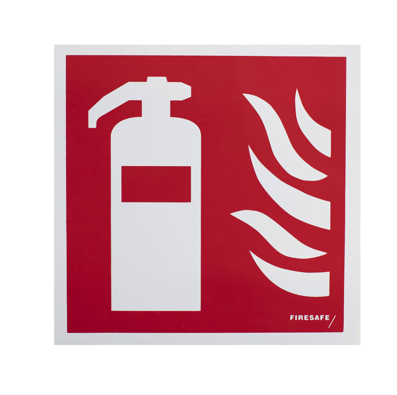FIRESAFE - Merkintäkilpi - Sammutinmerkki 2-p 20x20