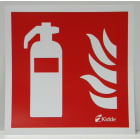 FIRESAFE - Merkintätarra - Sammutintarra 20x20