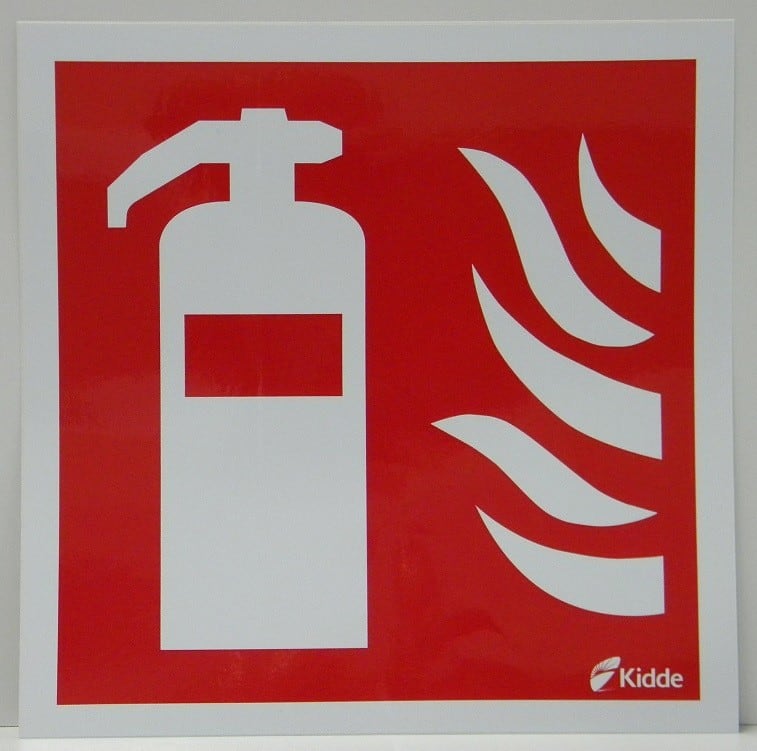 FIRESAFE - Merkintätarra - Sammutintarra 25x25