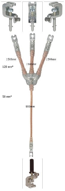 DEHN - Työmaadoitusväline - VUWTV21