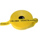 PGI - Sähkökaapelille. keltainen - Varoitusnauha 0.1x65mm. 1000m