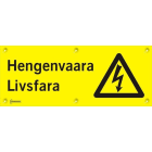 HAMMARPRODUKTER - Merkintäkilpi - HF 2 HENGENVAARA