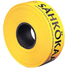 TRAFINO - Sähkökaapelille. keltainen - Varoitusnauha 0.05x65mm. 1000m