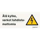 NORMIOPASTE - Muovikilpi 300x120 - VERKOT TAHDISTAMATTA