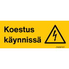 NORMIOPASTE - Muovikilpi 300x120 - KOESTUS KÄYNNISSÄ