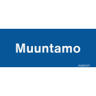 NORMIOPASTE - Alumiinikilpi 300X120 - MUUNTAMO