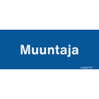 NORMIOPASTE - Alumiinikilpi 300X120 - MUUNTAJA