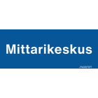 NORMIOPASTE - Alumiinikilpi 300X120 - MITTARIKESKUS