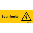 NORMIOPASTE - Alumiinikilpi 300x120 - SUURJÄNNITE