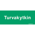 NORMIOPASTE - Muovikilpi 100x40 - TURVAKYTKIN