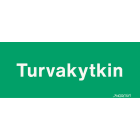 NORMIOPASTE - Muovikilpi 100x40 - TURVAKYTKIN