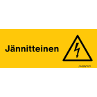 NORMIOPASTE - Muovikilpi 300X120 - JÄNNITTEINEN